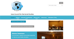 Desktop Screenshot of iowasocialstudies.org